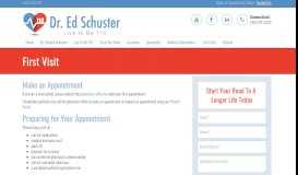 
							         First Visit | Edward Schuster, MD | 203-276-2323 - Dr. Ed Schuster, MD								  
							    