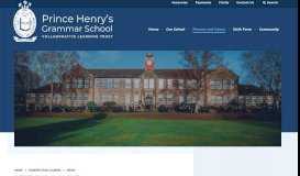 
							         FIRST XV IN NATIONAL QUARTER ... - Prince Henrys Grammar School								  
							    