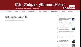 
							         First-Years No Longer Able to Choose Roommates - Colgate Maroon ...								  
							    
