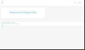 
							         FirstClass Portal								  
							    