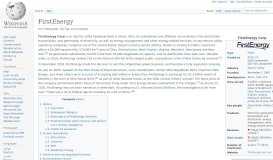 
							         FirstEnergy - Wikipedia								  
							    