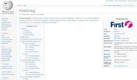 
							         FirstGroup - Wikipedia								  
							    