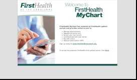 
							         FirstHealth Clinics Patient Portal								  
							    