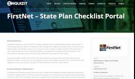 
							         FirstNet – State Plan Checklist PortalEnquizit Inc								  
							    