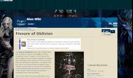 
							         Fissure of Oblivion | Aion Wiki | FANDOM powered by Wikia								  
							    