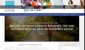 
							         Fit City SA - Health resources for you and your family								  
							    