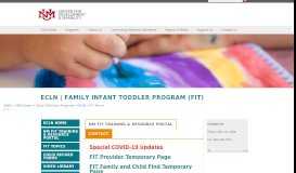 
							         FIT Training & Resource Portal - Center for Development and Disability								  
							    