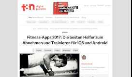 
							         Fitness-Apps 2017: Die besten Helfer zum Abnehmen und Trainieren ...								  
							    