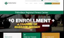 
							         Fitness Center of Thibodaux Regional: Home								  
							    