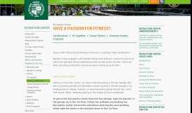 
							         Fitness Certifications | Cleveland State University								  
							    