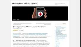 
							         Five Imperatives of Patient-Centric Healthcare | The Digital Health ...								  
							    