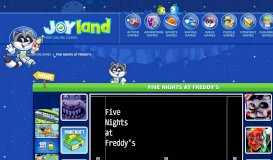 
							         Five Nights at Freddy's - Play free online games at JoyLand!								  
							    