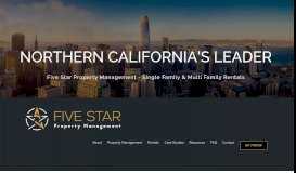 
							         Five Star Property Management								  
							    