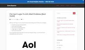 
							         Fix AOL Email Login Problems Easy Troubleshooting Guide ...								  
							    