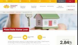 
							         Fixed Rate Home Loan | Queensland Country Credit Union								  
							    