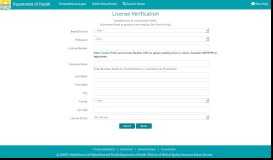 
							         FL DOH MQA Search Portal | License Verification - FL HealthSource								  
							    