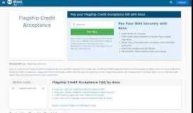 
							         Flagship Credit Acceptance: Login, Bill Pay, Customer Service and ...								  
							    