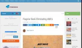 
							         Flagstar Bank Eliminating AMCs - Appraisers Blogs								  
							    