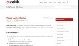 
							         Flame Legion Battles - Guild Wars 2 Wiki Guide - IGN								  
							    