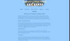
							         Flanagan's Village Hostel - Home								  
							    