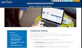 
							         FlashLine Portal | Systems Development | Kent State University								  
							    