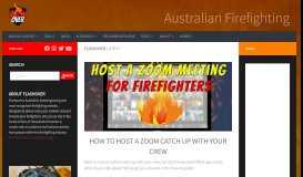 
							         Flashover - Australian Firefighting | Flashover								  
							    