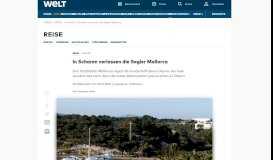 
							         Flaute: In Scharen verlassen die Segler Mallorca - WELT								  
							    