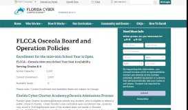 
							         FLCCA Osceola Board and Operation Policies | Florida Cyber Charter ...								  
							    