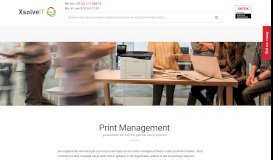 
							         Fleet Management Portal - Print Management | XsolveIT								  
							    