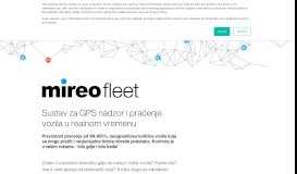 
							         Fleet management software | GPS fleet tracking | MireoFleet								  
							    