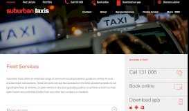 
							         Fleet Services | Suburban taxis Adelaide								  
							    