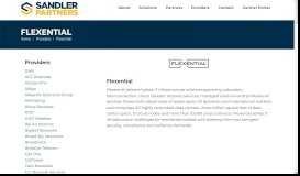 
							         Flexential (Peak10 + ViaWest) | Sandler Partners: Telecom and Cloud ...								  
							    