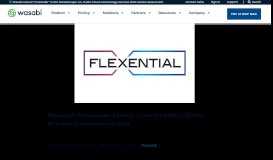 
							         Flexential's Direct Connection to Asia | Wasabi Technologies, Inc.								  
							    