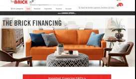 
							         Flexible Financing Plans & Credit Cards | The Brick								  
							    