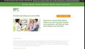 
							         Flexible Spending Accounts — BPC - Employee Benefits Administration								  
							    