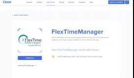 
							         FlexTimeManager - Clever application gallery | Clever								  
							    