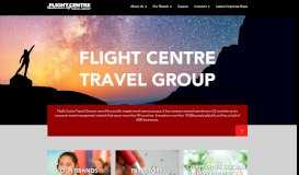 
							         Flight Centre Travel Group: Homepage								  
							    