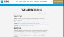 
							         FlightSafety International | DUBAI AIRSHOW 2019								  
							    