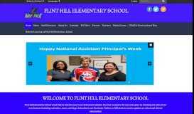 
							         Flint Hill Elementary School: Home								  
							    
