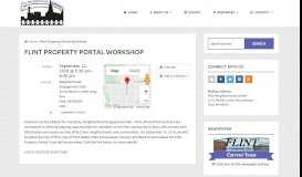 
							         Flint Property Portal Workshop | Flint Neighborhoods United								  
							    