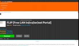 
							         FLIP [Free LAN In(tra|ter)net Portal] download | SourceForge.net								  
							    
