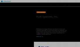 
							         FLIR Systems, Inc. - Milestone Systems								  
							    