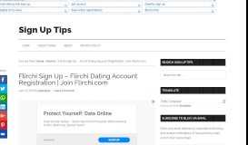 
							         Flirchi Sign Up - Flirchi Dating Account Registration | Join ...								  
							    