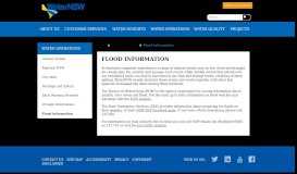 
							         Flood information - WaterNSW								  
							    