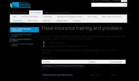 
							         Flood insurance training and providers | Washington state ...								  
							    