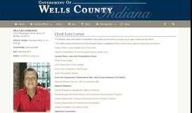 
							         Flood Zone Corner - Wells County, Indiana								  
							    
