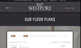 
							         Floor plans at 597 Westport | Apartments in Norwalk, CT								  
							    