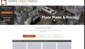 
							         Floor Plans, Pricing - Griffis Union Station | Griffis Residential								  
							    