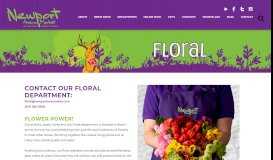 
							         Floral | Newport Avenue Market | Bend, Oregon								  
							    