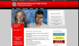 
							         Floral Park Memorial High School / Homepage								  
							    